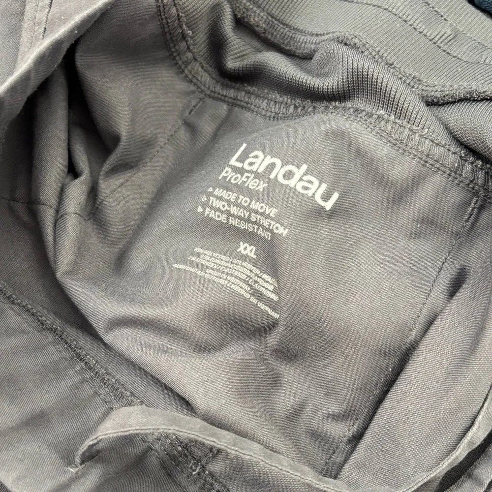 Landau ProFlex Petite Jogger Scrub Pants XXL Graphite Stretch Medical